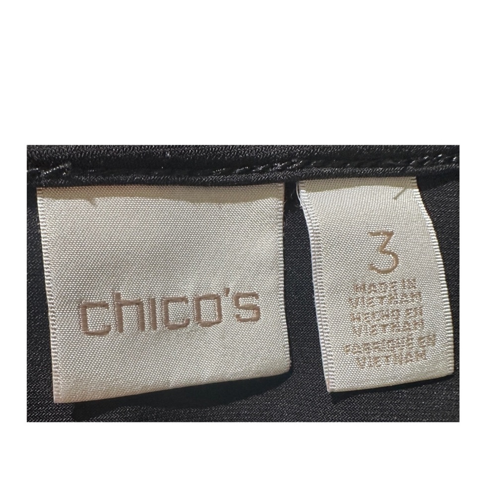 Chico’s Stretchy Black Pullover Maxi Dress XL - Picture 4 of 4